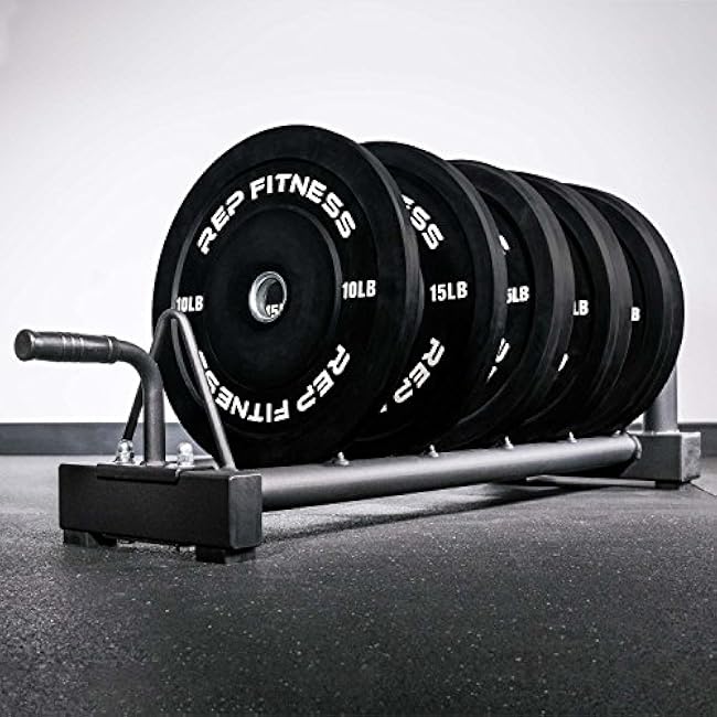 REP FITNESS V2 Horizontal Bumper Plate Storage Rack