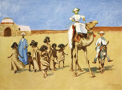 Tableau Gollywogs du désert Égypte Lance Thackeray affiche déco murale toile 60x90