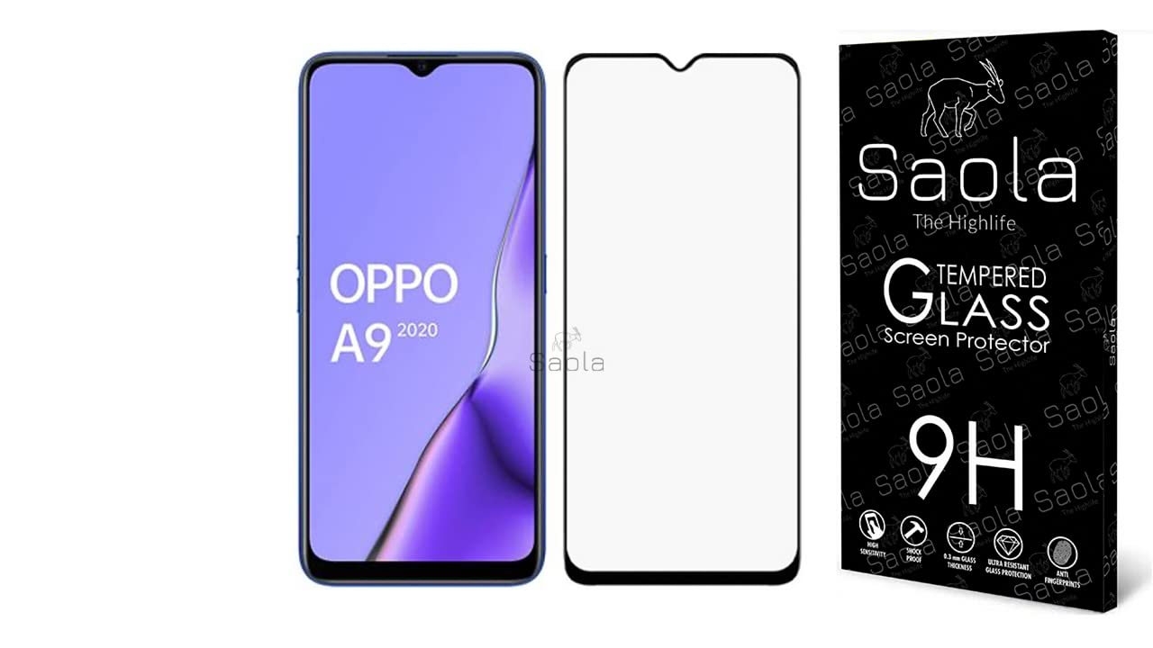 Saola® 11D Tempered Glass For Oppo A9 (2020) (PACK OF 1) with Free Installation Kit. Full screen Coverage. Free Replacement If Received Damaged - 6.5 inch (B0BFHVDP49) Amazon Price History, Amazon Price Tracker