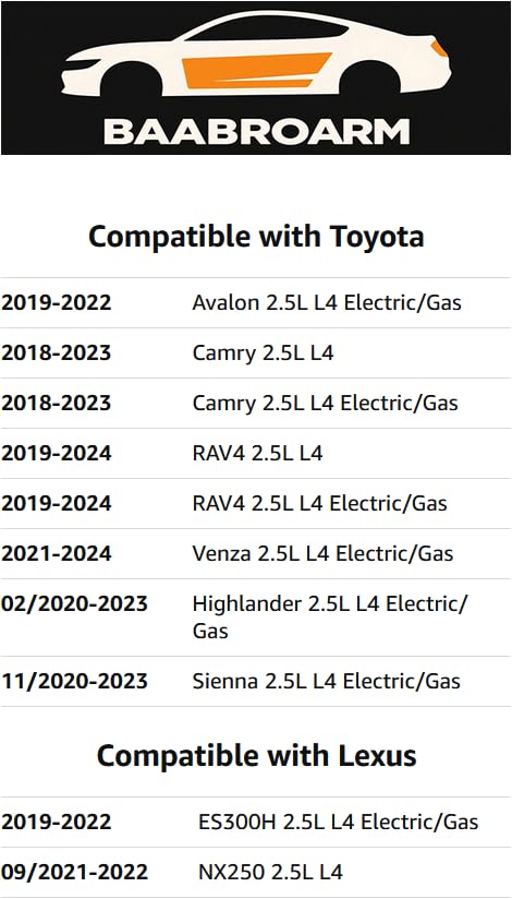 Sensor de oxígeno BAABROARM para Toyota y Lexus miniatura 6