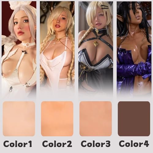 Image of Silicone Bodysuit Fake Vaginal C-G Cup Silicone Bodysuit For Crossdressers Transgender Cosplay Drag Queen