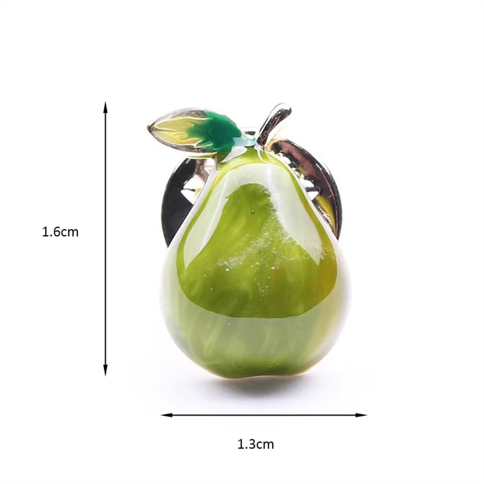 Brosche Pin Anstecknadel Schmuck Geschenke for Frauen Damen Modeaccessoires Emaille Birnenblütenbrosche Damen Obstbrosche Strickjacke Jacke Mantel Brosche Broschen & Anstecknadeln Abzeichen