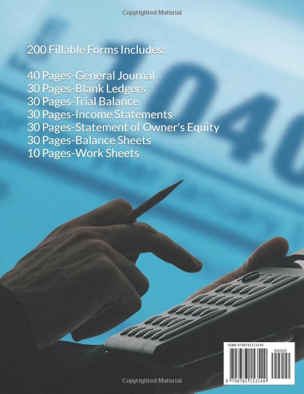 Accounting Working Paper Set 2: Fillable Forms - Image 2