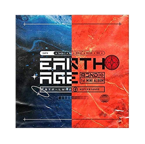 TOP Media MCND - Earth Age (1st Mini Album) Album+Folded Poster+Extra Photocards Set (Random ver.)