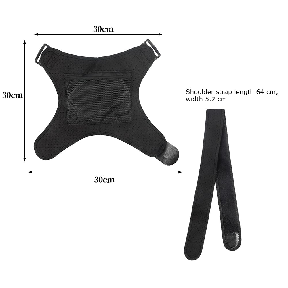 Homme Femme Épaulière Chauffante Épaule Coussin Chauffant Support d'épaule Thermique Soutien d'Épaule Électrique Bandage de Soutien Épaule à Bandage pour Épaule Tendinite Physiothérapie