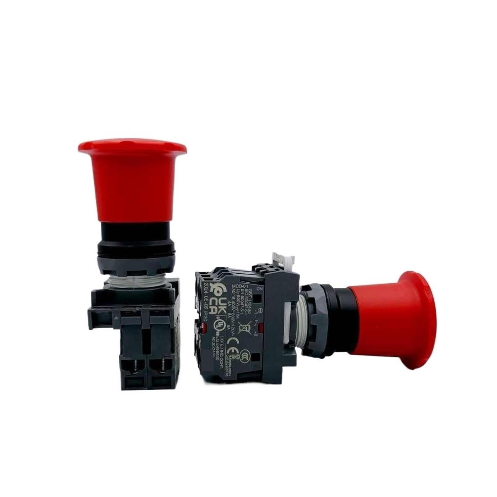 MPET4-10R interrupteur d'arrêt d'urgence extractible à dégagement rotatif ABB 1NO 2NC 3NC(MPET4-10R MCB-01)