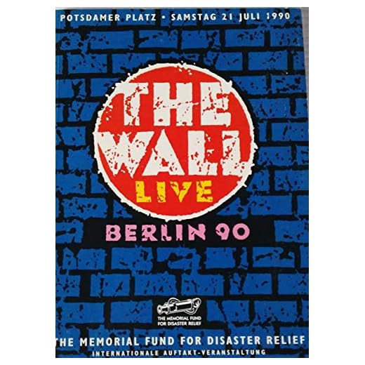 Roger Waters The Wall Live Berlin 1990 Tour Program