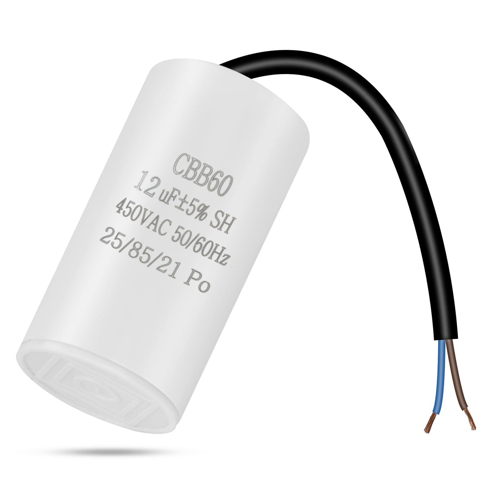 OFFCUP CBB60 Condensador Permanente 12μF 450V 50/60Hz para Motores Eléctricos