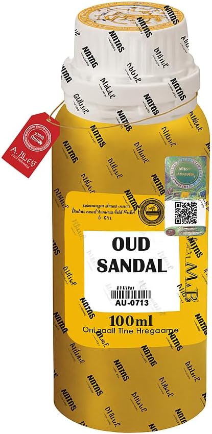 Attar de Astana Oud Sandal 100ML – Long-Lasting Arabian Perfume for Men & Women with Rich Sandalwood & Oud Notes – Luxury Alcohol-Free Unisex Fragrance| attar for men | عطر برايفت كولكشن زيتي