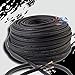 16 Gauge 50 Feet Black OFC 100% Copper Marine Car Home Audio Speaker Cable Wire