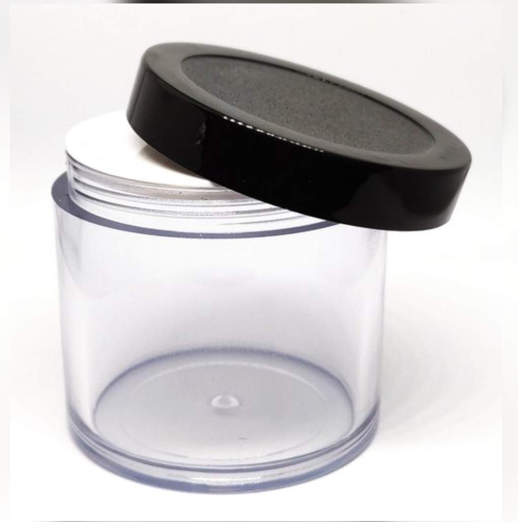 JARBAZAAR (WHOLESALE PACK OF 20 PCS) 100 GRAM ACRYLIC SAN JAR FOR DIY COSMETIC LIPBALMS,LIP SCRUBS, BODYBUTTER PACKAGING JAR TRAVEL FRIENDLY with protective inner lid 100% leak proof-image-12