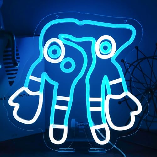 Image of Game Neon Sign, Dimmable 67 Funny Figures Wall Light Decor for Bedroom Club Cafe Bar Funny Fans Birthdays Gifts12.6 * 12.2Inch