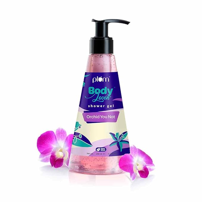 Plum BodyLovin Orchid-You-Not Shower Gel | SLS-Free Body Wash For Women | Fresh Floral Fragrance for Soft & Smooth Skin | Aloe-Infused Nourishing Body Cleanser For All Skin Types (240 ml) at Rs. 190