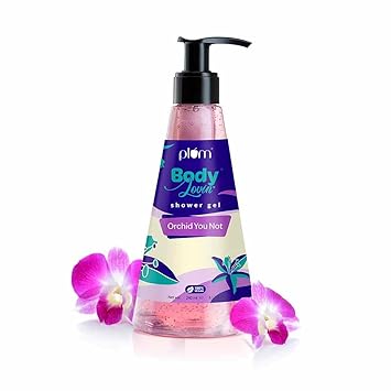 Plum BodyLovin' Orchid-You-Not Shower Gel | SLS-Free Body Wash For Women | Long Lasting Fresh Floral Fragrance | Aloe-Infused Nourishing Body Cleanser For Soft & Smooth Skin (240 ml)