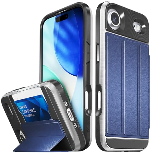 VENA vCommute for iPhone 17 Air Wallet Case, Blue - image 1