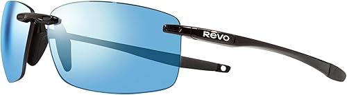 Revo Gafas de sol Descend N Lente Polarizada con Marco Rectangular Sin Montura