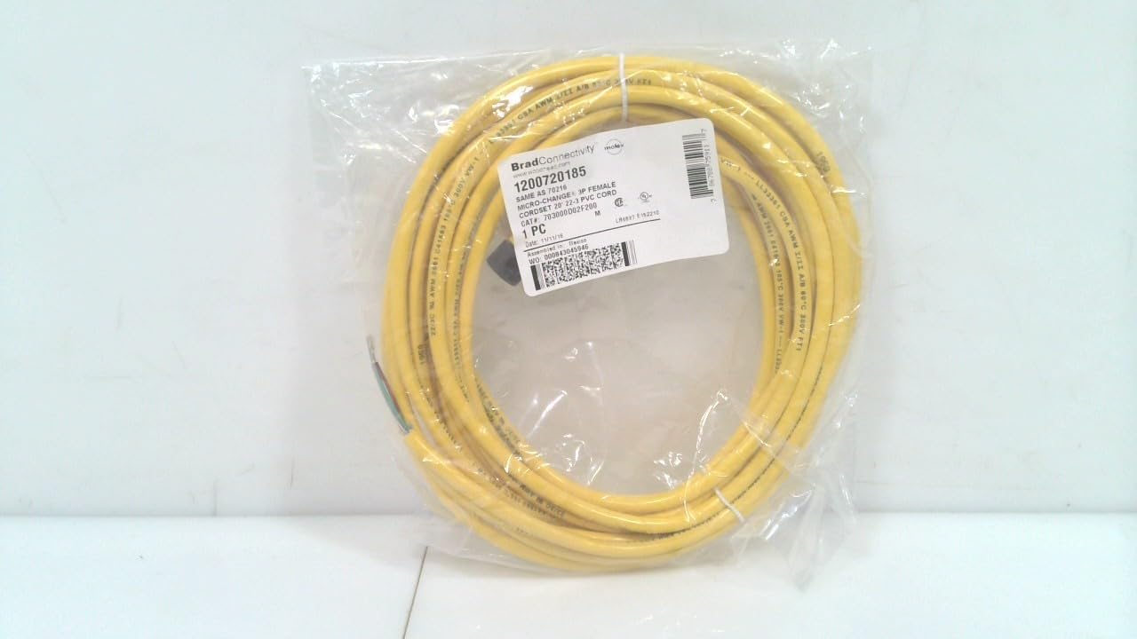 1200720185 Micro-Change 3P Female Cord Set 20' 22-3 1200720185