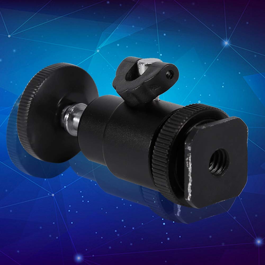 Ball Head Mount, Camera Tripod Ballhead Adapter Metal Panorama Ball Head Holder for Tripod Monopod Slider DSLR Camera Camcorder