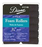 Diane Rollers Foam 3/4' Black