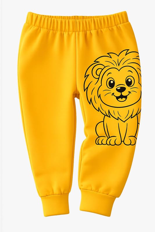 Image of EIO Unisex Cotton Pajama Pants for Boys & Girls Combo Pack | Kids & Baby Soft Sleepwear Pyjamas Combo Pack | Toddler Breathable Nightwear Bottoms