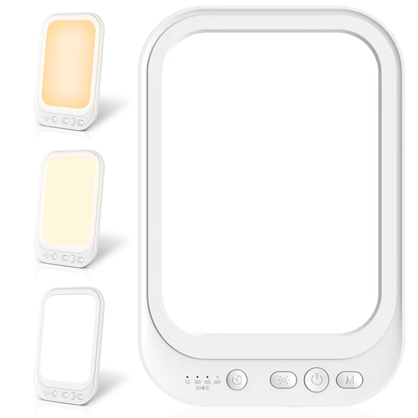 GOMETY Lampe de luminothérapie 10 000 lux avec 4 minuteries