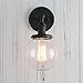 PERMO Vintage Industrial Wall Sconce Lighting Fixture with 5.9