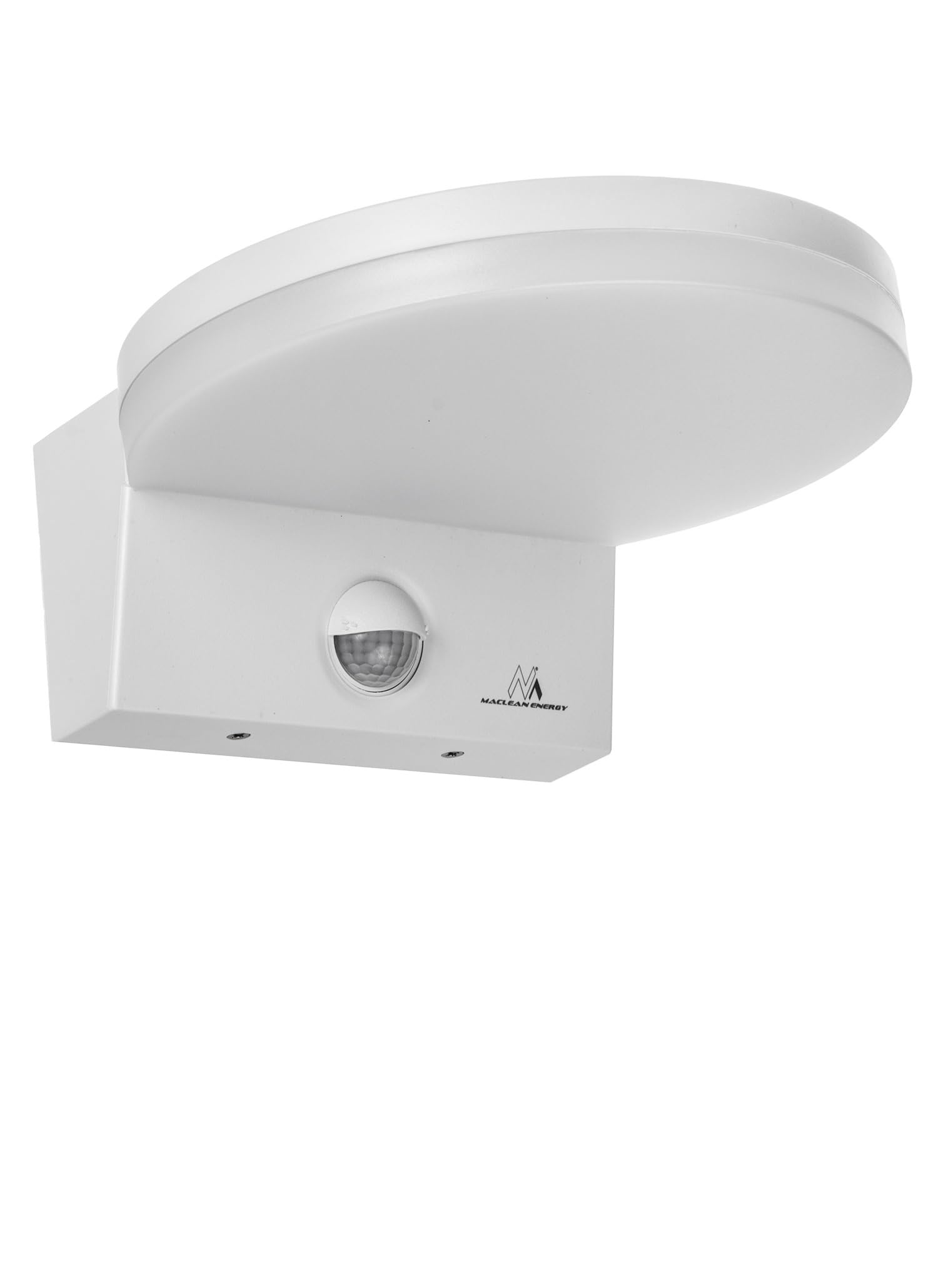 Maclean MCE344 LED Wandleuchte mit PIR Bewegungssensor und Dämmerungssensor, 15W 1560lm Wandlampe IP65 Wasserdicht Außenlampe 4000K Neutralweiß, für Außen- und Innenbereich (Weiß)