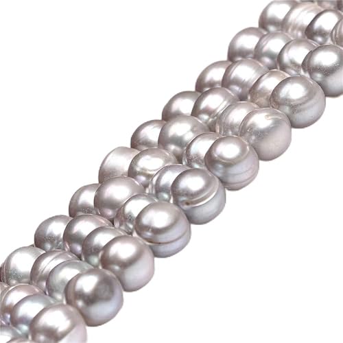 Miniatura 6 de JOE FOREMAN Cuentas de perlas de agua dulce de perlas reales para manualidades y fabricación de hebras completas de 15 pulgadas, Piedra