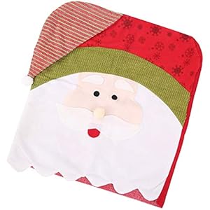 Xmas Chair Cap Chair Slip Case duurzaam doek van hoge kwaliteit matig eenvoudig te installeren Kerstdecoratie voor…