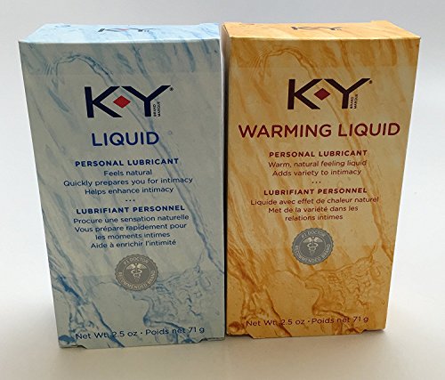 K-Y Pack - Liquid Personal Lubricant 2.5 Oz & Warming Liquid - 2.5 oz