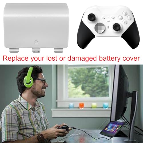 Image of 4 Pack Battery Back Cover for Xbox Series X /Series S Controller, Battery Back Shell Repair Part Compatible with Xbox Series X /Series S Controller (Black&White)
