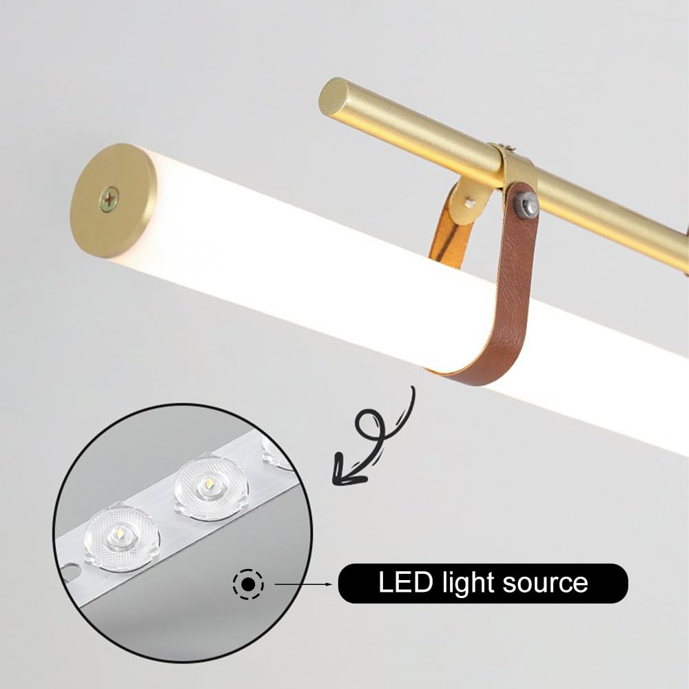 Lampada a Sospensione a LED Minimalista, dimmerabile, lineare, Moderna, Lunga, a Sospensione, con Telecomando, per Isola Cucina, Ufficio, Tavolo da Pranzo, lampade a Sospensione