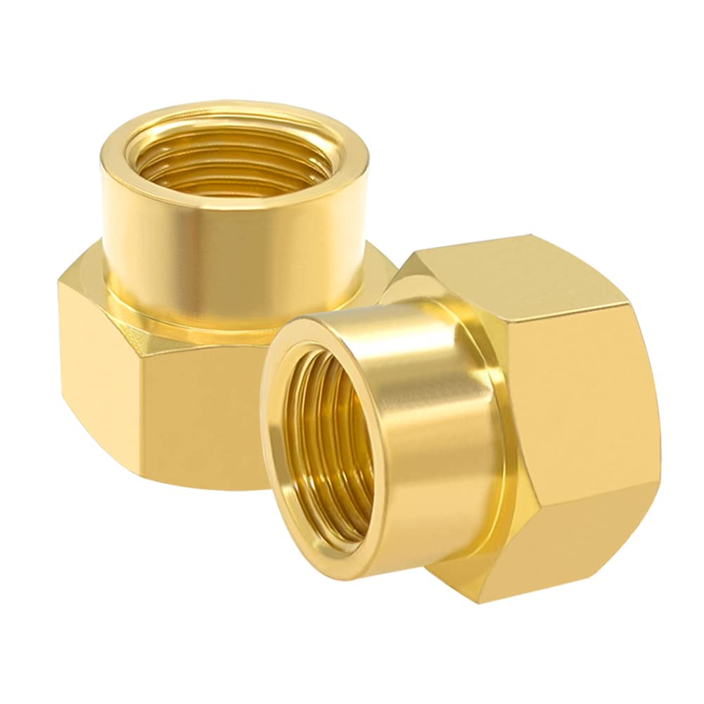 Snapklik.com : 2PCS Brass Reducing Coupling 3/4" To 1" NPT Reducer ...