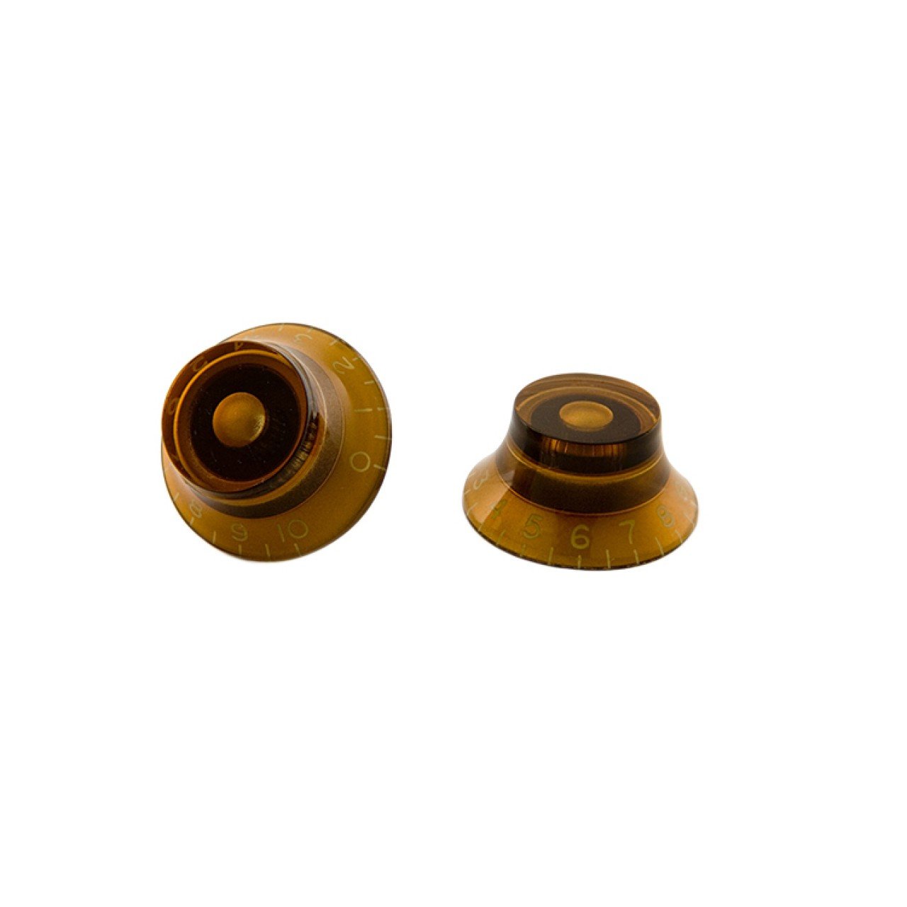 Gibson Top Hat Knobs - 4 Pack, Amber