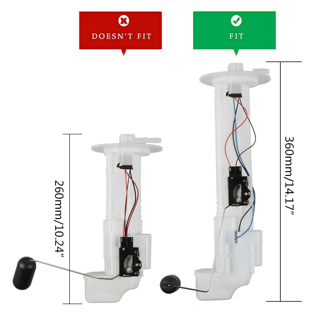 Amazon.com: In-Tank Fuel Pump Replacement for Kawasaki Mule Pro-MX