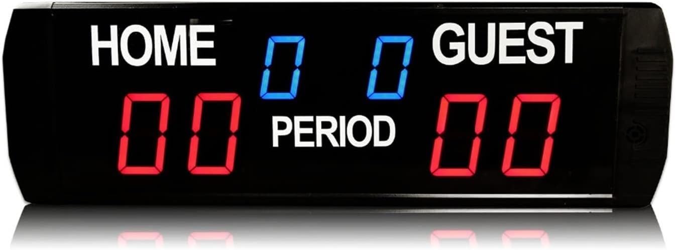YNIYUJKL Digital Scoreboard Digital Scoreboard, Portable Score Keeper Led Electronic Scoreboard For Basketball Volleyball Indoor Games