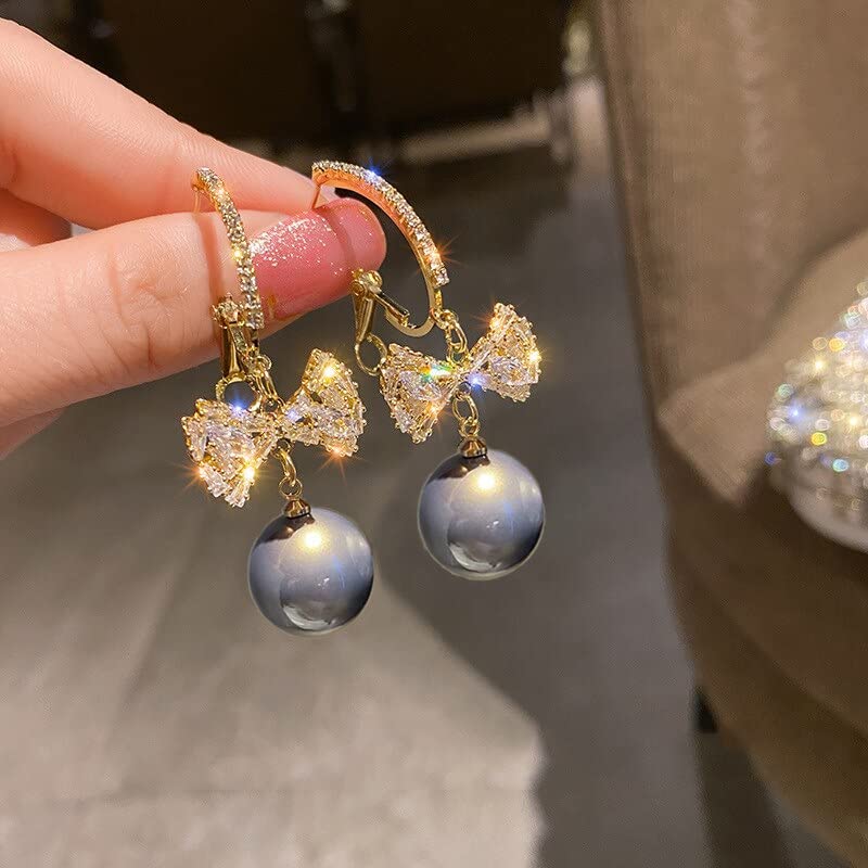 Boucles d'oreilles perles dorées colorées pour vos soirées