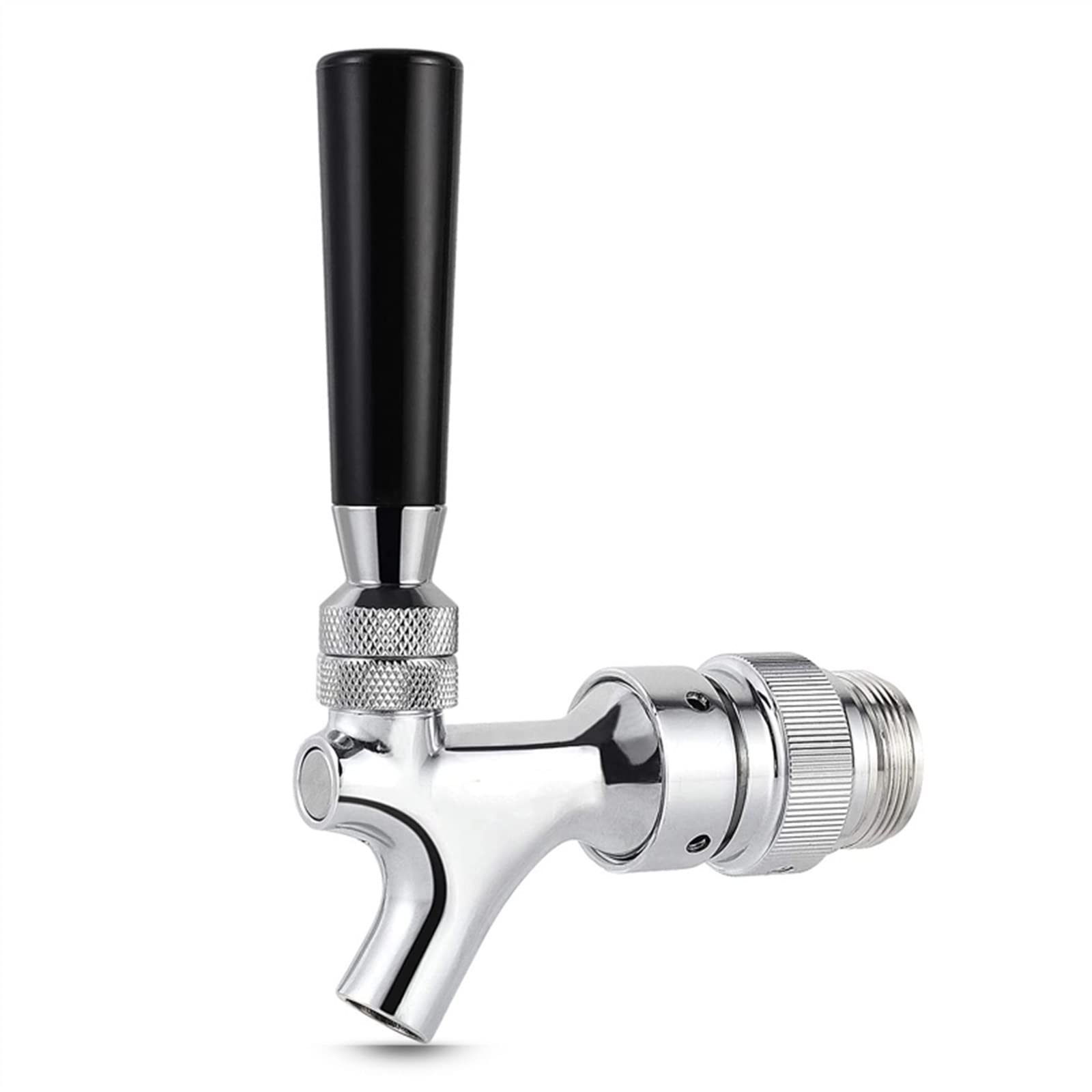 Cerveza elaborada Convertidor de Control de Flujo de Rosca 1-1/8-8, grifos de Cerveza de Barril, Kit de Grifo de Barril de elaboración casera Herramientas para embarrila