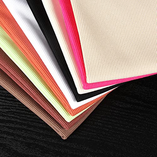 GEMBERA Women's Sleeveless Scoop Neck Ribbed Tank Tops Fitted Basic Cami Tee Shirts4