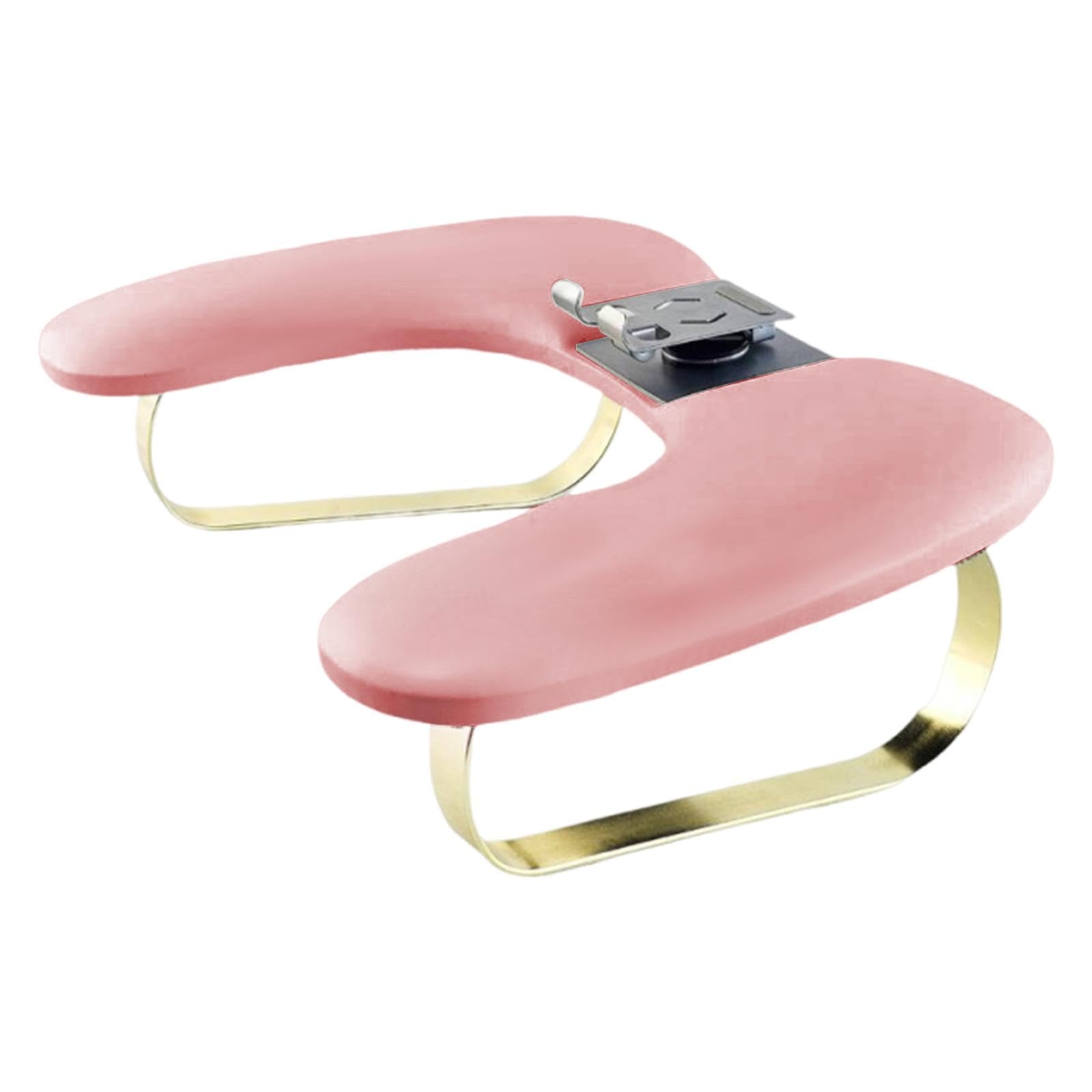 Cojín de Manicura, Reposamanos para Uñas, Mesa Ergonómica, Soporte para Teléfono de Cuero PU, Adecuado para Manicura en Casa, Salón Profesional, Rosa