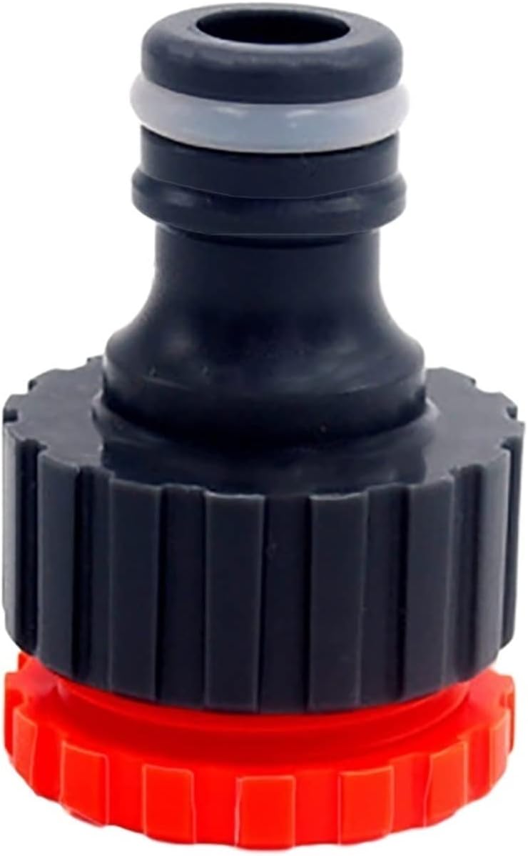 Withstand high Pressure and Temperature Extremes Durable Water Sprinkle 1/2" 3/4” Water Hose Connector Pipe Adaptor Tap Pipe Fitting Set Quick Connector with Rubber Material