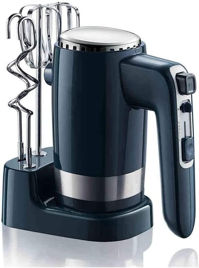 Electric Hand Mixer Kitchen Handheld Mixer 10 Speed Powerful with Turbo for Baking Cake Lightweight Personal Electric Mixer with Beaters Dough Hooks Whipping Mixing Cookies 300W
