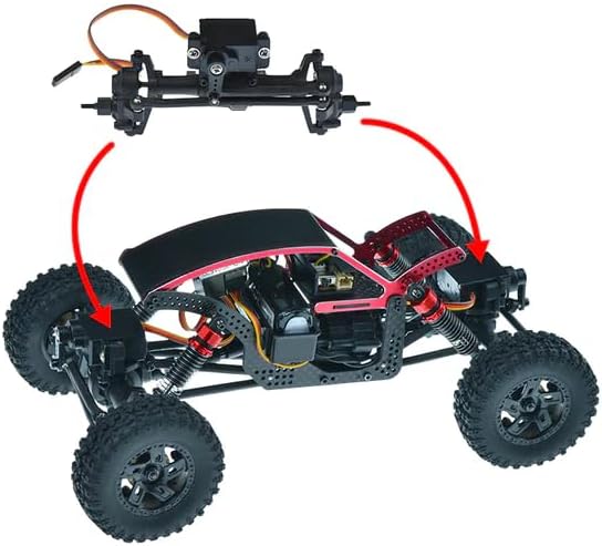 Installation of Furitek front axle onto RC chassis