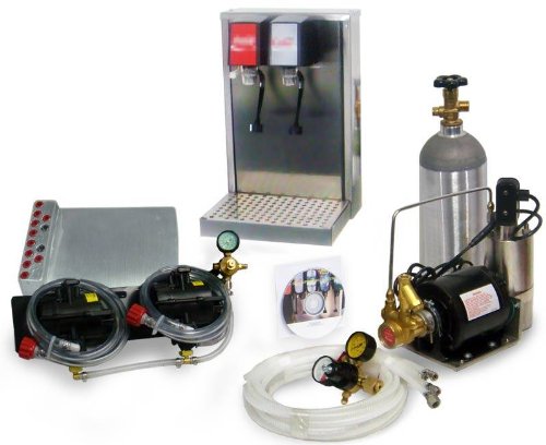 2-Flavor Soda Fountain Tower System with Cold Plate Cooling