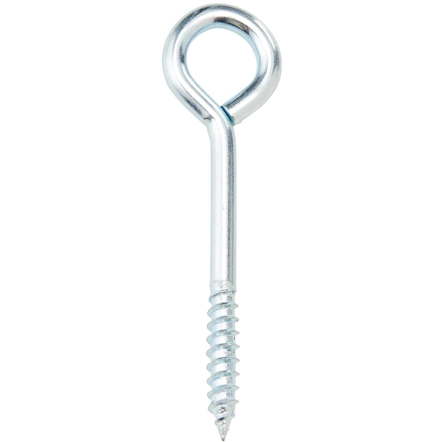 Merriway BH04726 (15 Pcs) Screw-In Vine Eye, 75mm (3"), BZP, Pack of 15