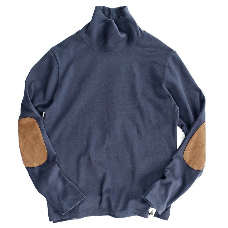 Maglione Uomino Miglio A Tulvet Turtleneck Fashifica Lavotto-Blue,XXL