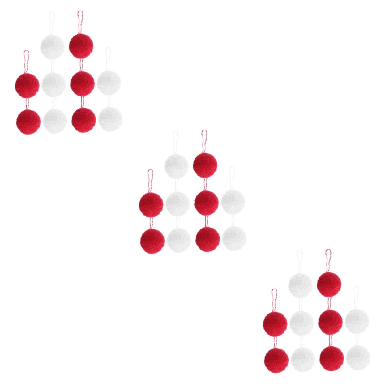 Ciieeo Lot De 3 Décorations De Noël pour Sapin De Noël pour Fêtes Fêtes Fêtes 10 Pièces X 3