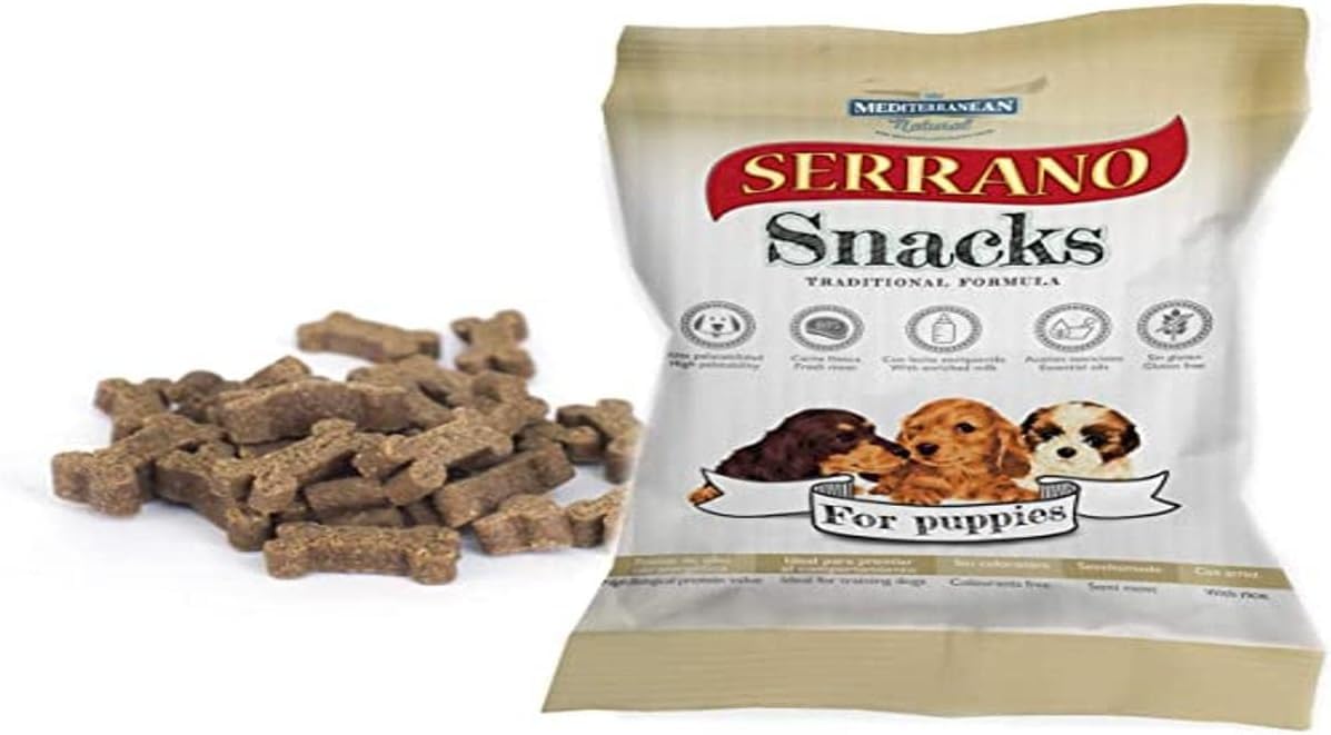 Peyca Snack Saludable Serrano para Cachorros 100g - Mediterranean Natural
