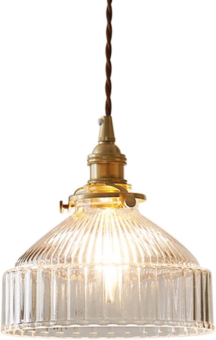 Granestner Pendent Light with Green Glass Shade HangingGlass Light for Foyer Breakfast Room Kitchen Bedroom (Color:D)