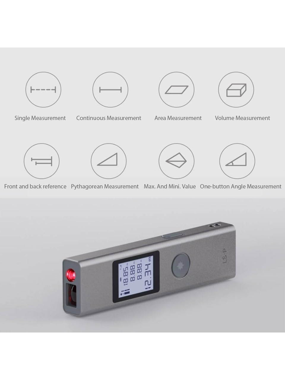 Atuman Duka Ls-P 40 m Yüksek Hassasiyetli Lazer Metre